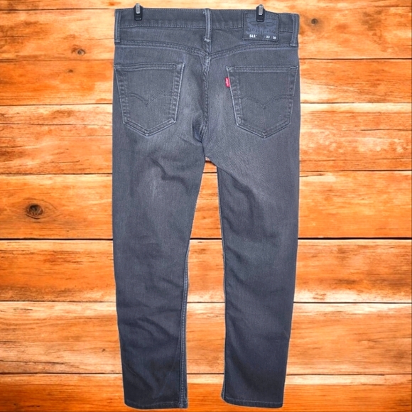 LEVI'S Men's 511 Slim Fit Black Jeans- 30x30 - Picture 4 of 5